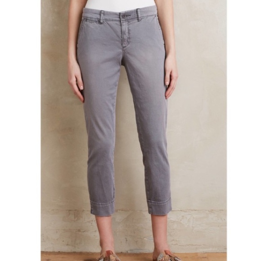 Pilcro and the Letterpress slim ankle chinos